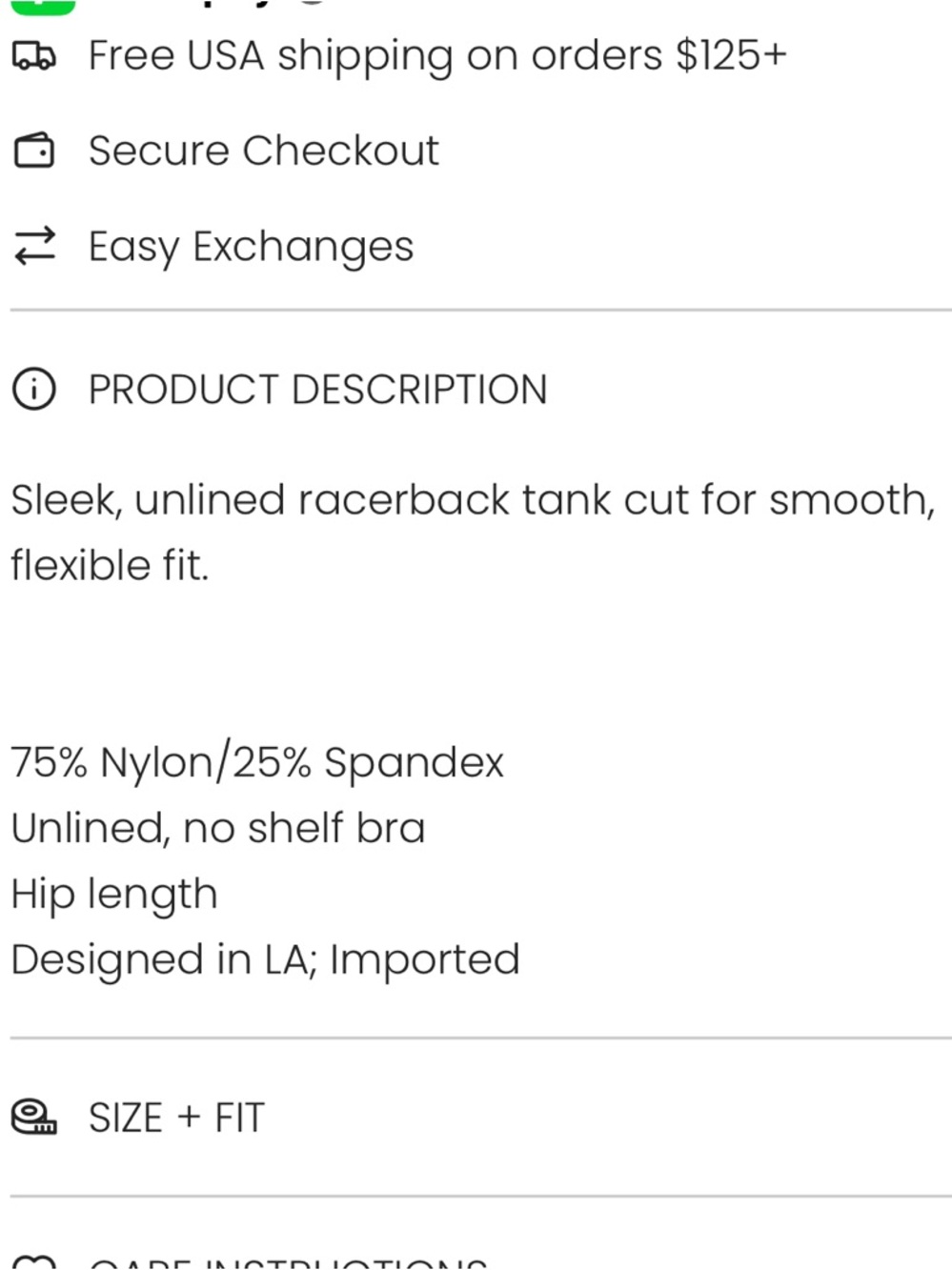 Black Racerback Tank - Picture 5 of 5